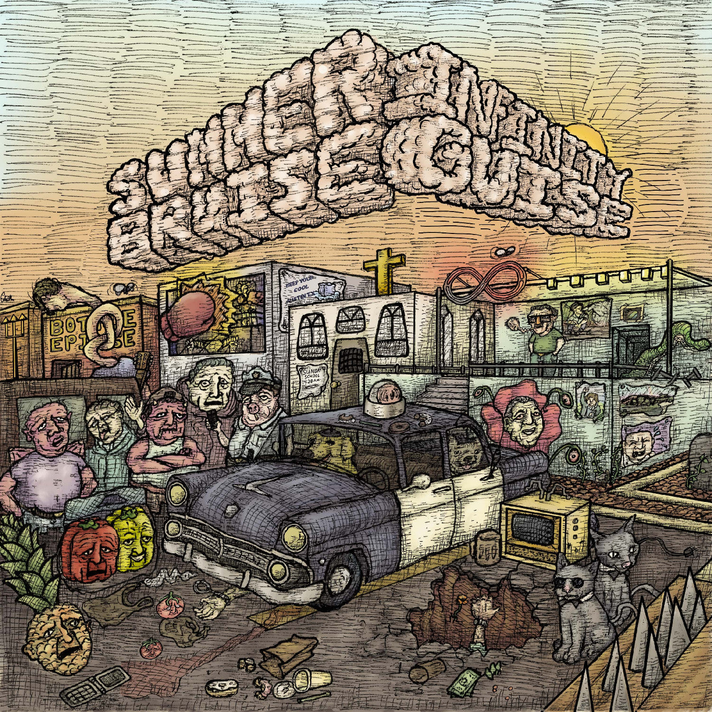 Summerbruise | Infinity Guise (Clear W/ Orange & Red Swirl Vinyl) | Vinyl