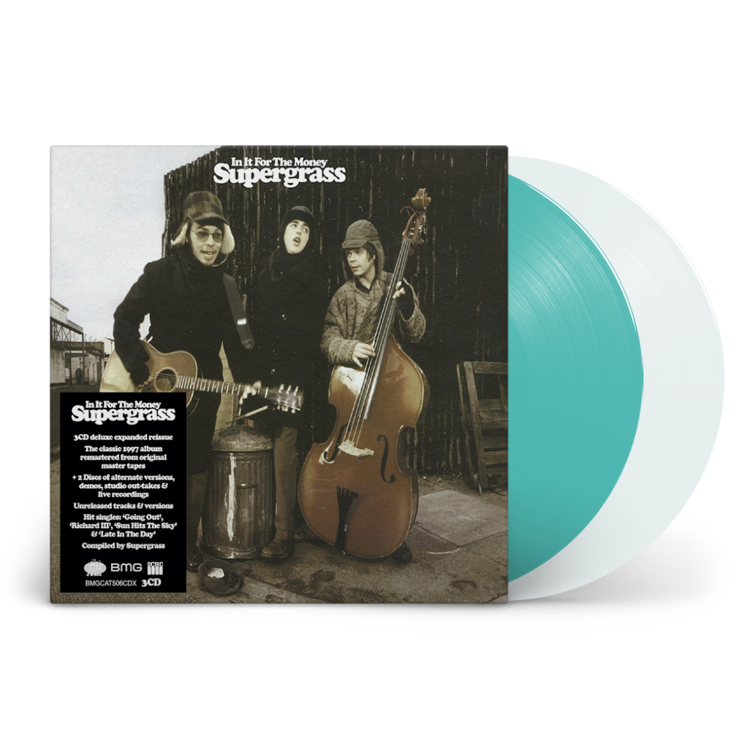 Supergrass - In It For The Money (180 Gram Vinyl, Colored Vinyl, Turquoise, With Bonus 12", White) (2 Lp's) | Vinyl