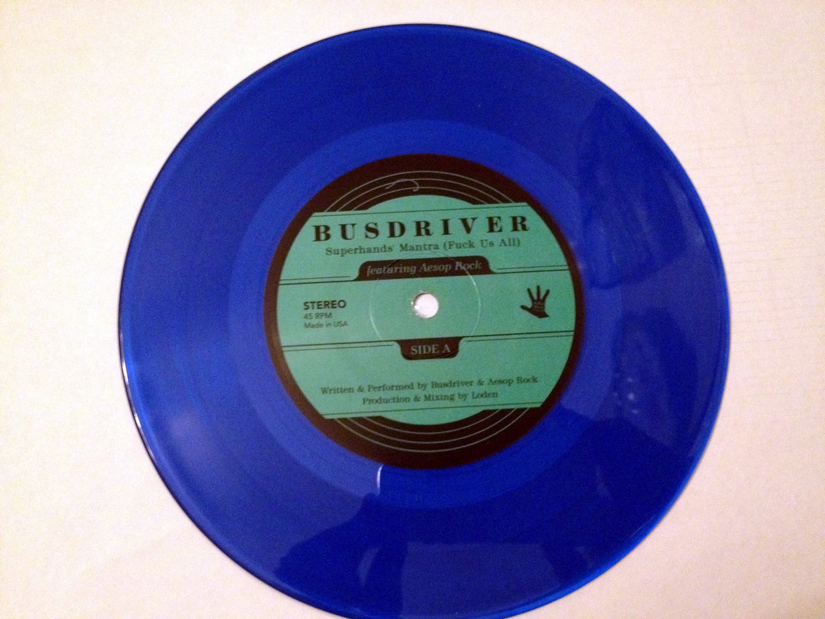 Busdriver - Superhands' Mantra (Fuck Us All) | Vinyl