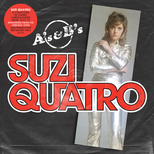 Suzi Quatro - A's & B's (Limited Edition, 140 Gram Translucent Red Glitter Colored Vinyl) | Vinyl