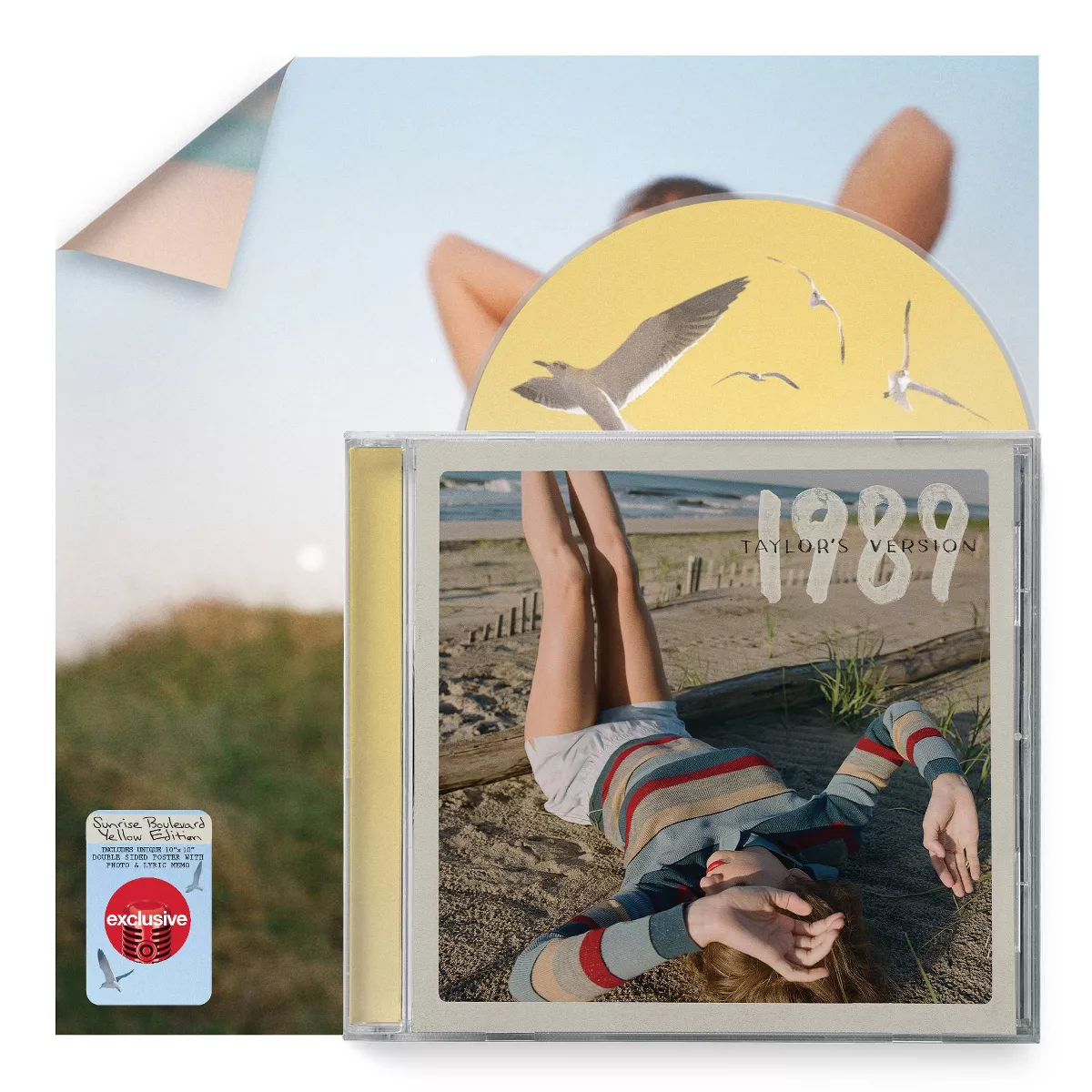 Taylor Swift | 1989: Taylor's Version (Sunrise Boulevard Yellow Deluxe Poster Edition) | CD - 0