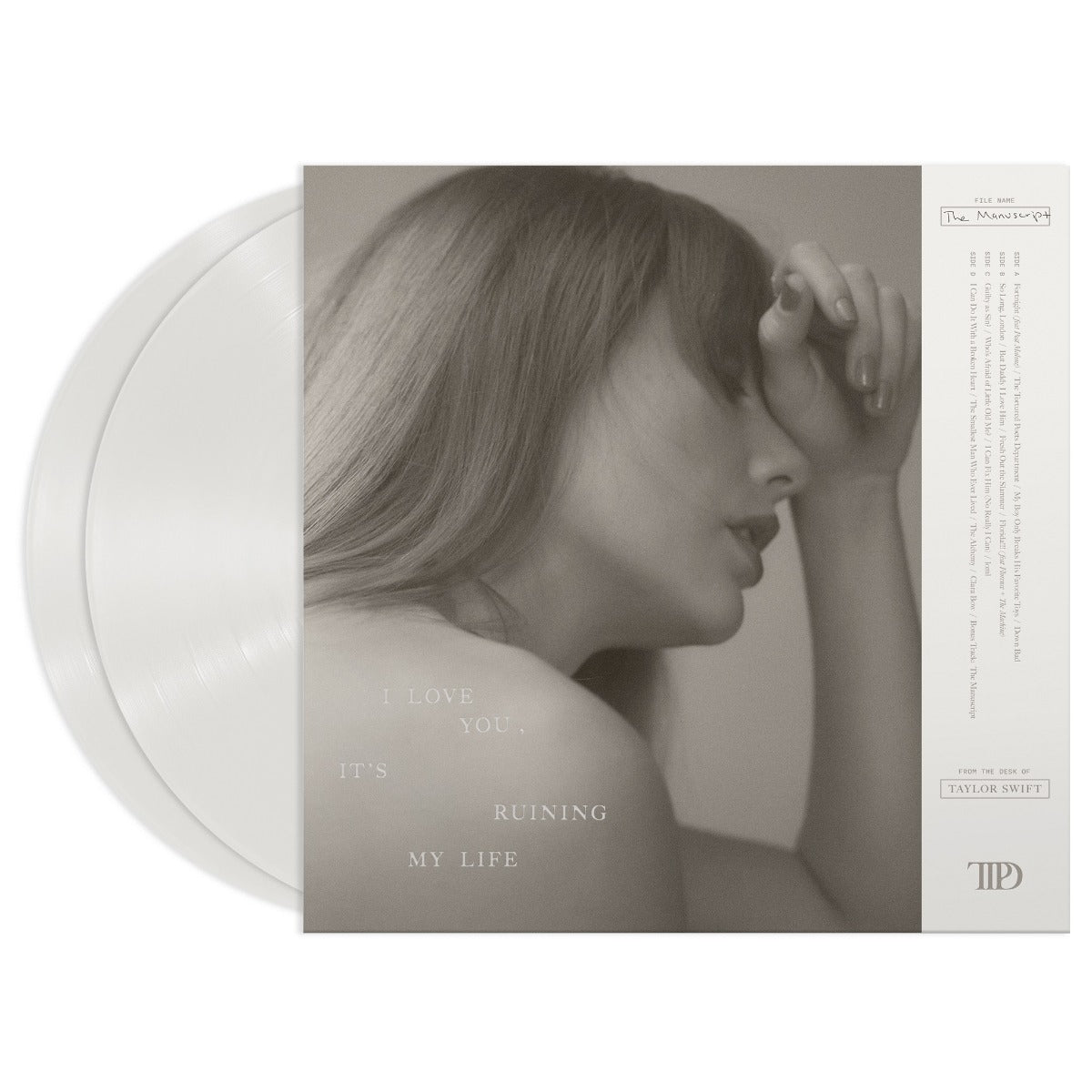 Taylor Swift - The Tortured Poets Department [Explicit Content] (Ghosted White Colored Vinyl, Bonus Track) (2 Lp's) | Vinyl