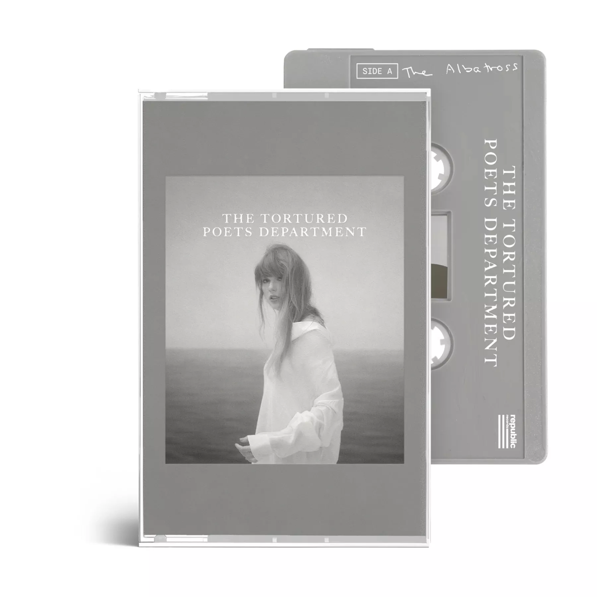 Taylor Swift - THE TORTURED POETS DEPARTMENT (THE ALBATROSS COVER) (GRAY JEWEL CASE) (CASSETTE) | Cassette