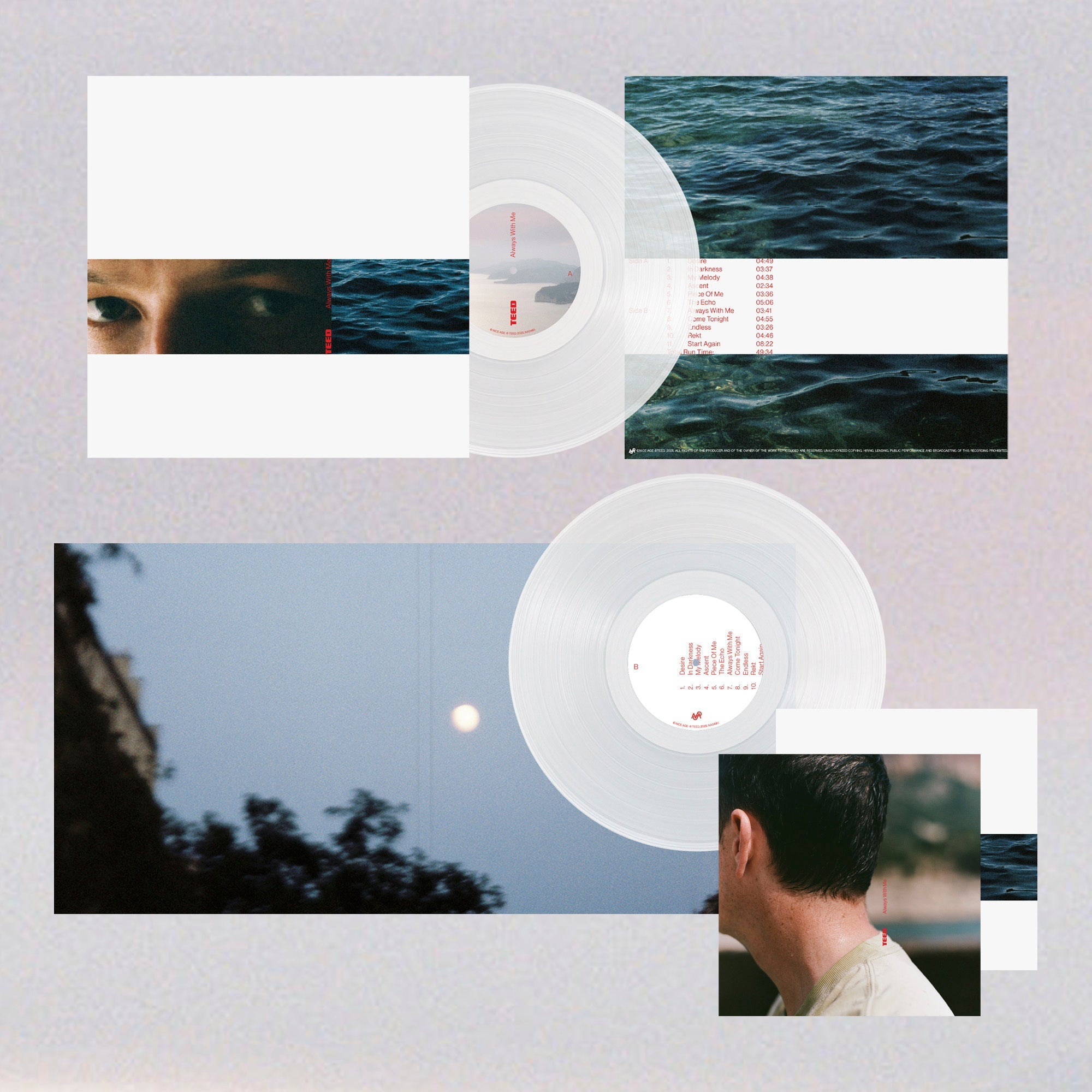 Teed | Always With Me [Indie Exclusive Limited Clear Vinyl] | Vinyl