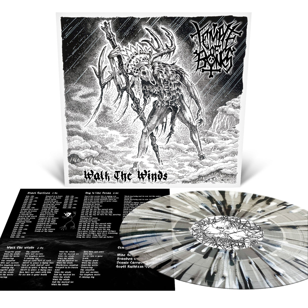 Temple Of Bones - Walk The Winds [Milky Clear Splatter Vinyl] | Vinyl