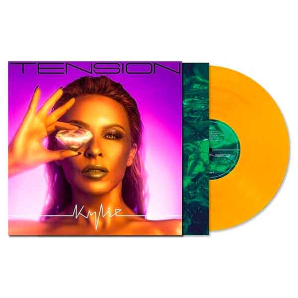 Kylie Minogue Tension Orange Vinyl Record