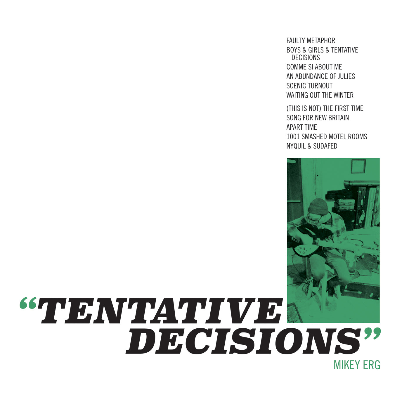 Mikey Erg | Tentative Decisions | CD