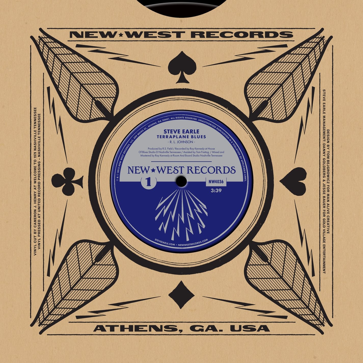 Steve / Johnson Earle - Terraplane Blues - 10" | Vinyl