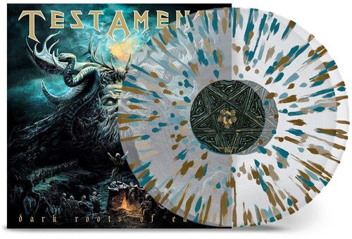 Testament | Dark Roots of Earth (Colored Vinyl, Clear, Gold & Green Splatter, Gatefold LP Jacket) (2 Lp's) | Vinyl