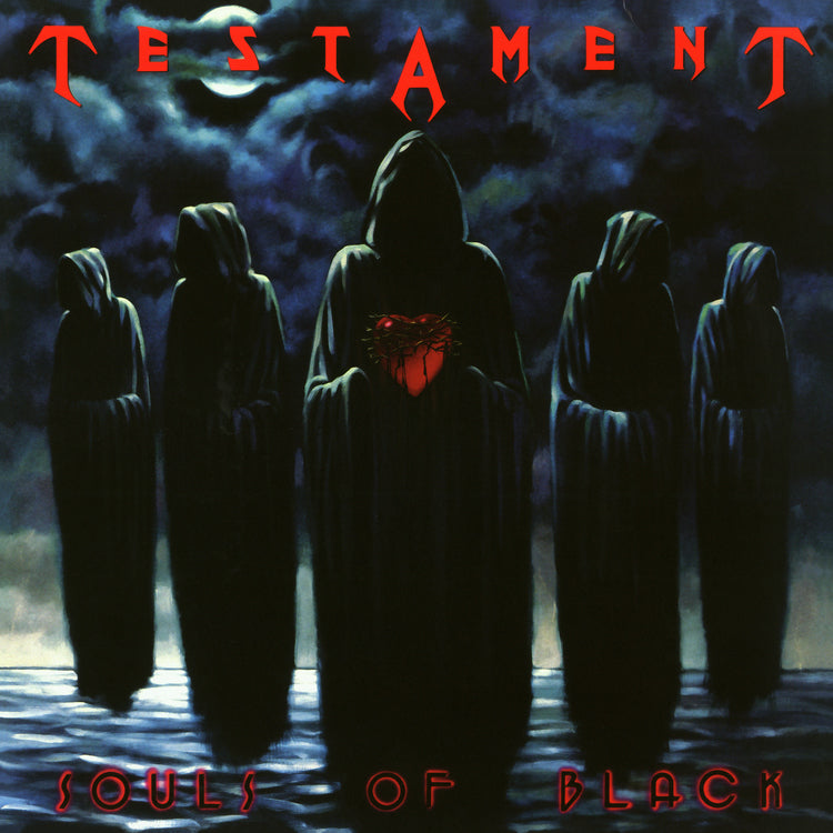 Testament | Souls Of Black (1LP Sleeve) [Red Black Splatter] | Vinyl