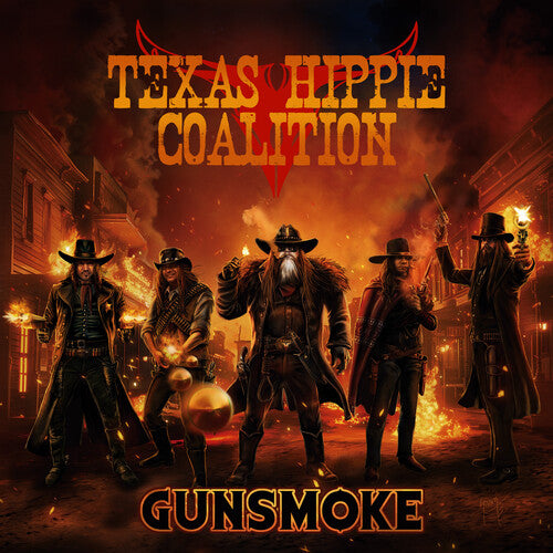 Texas Hippie Coalition | Gunsmoke (Limited Edition, Red, Orange & Black Splatter Colored Vinyl) | Vinyl