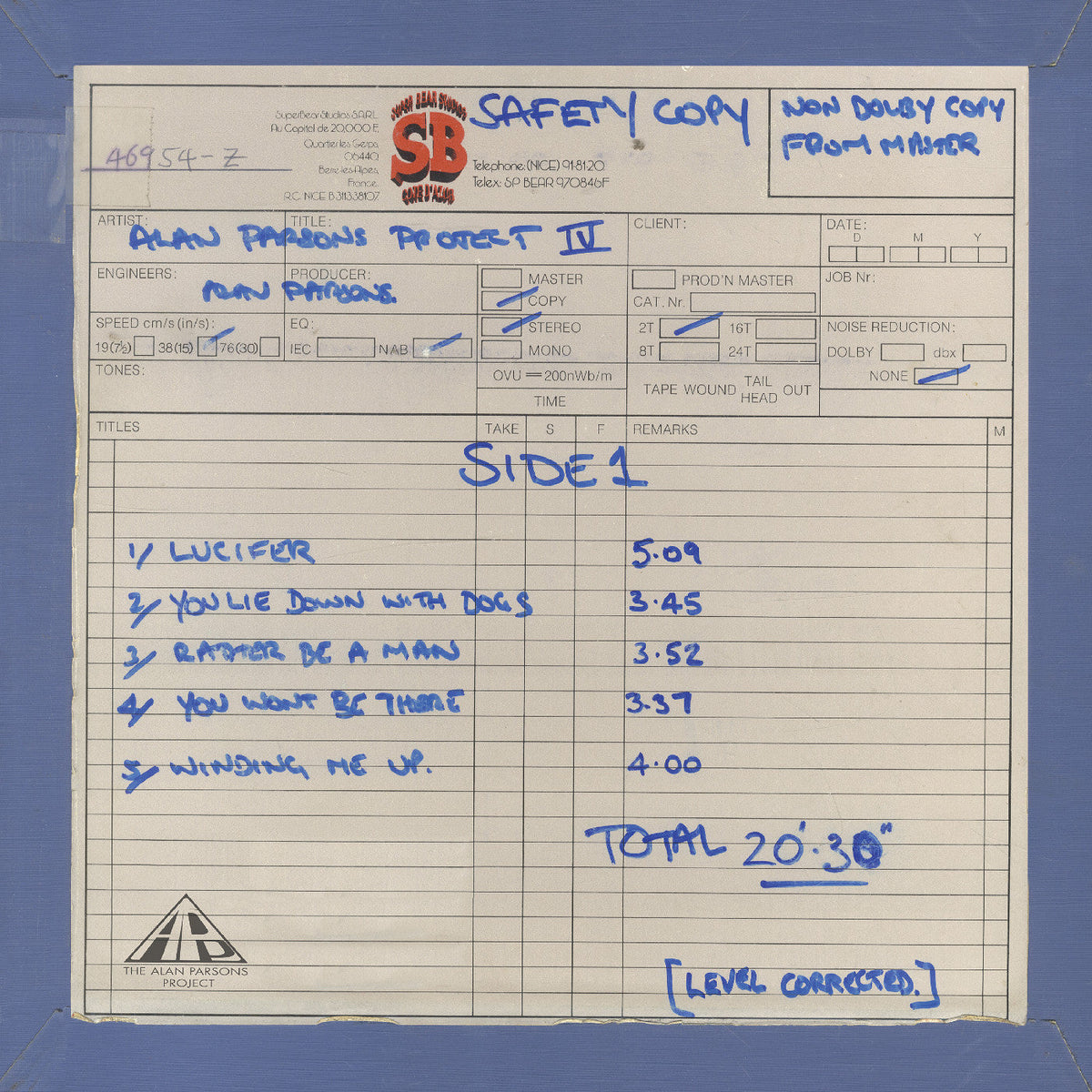 The Alan Parsons Project - Eve (Work In Progress) (180G) [Clear Vinyl] | Vinyl