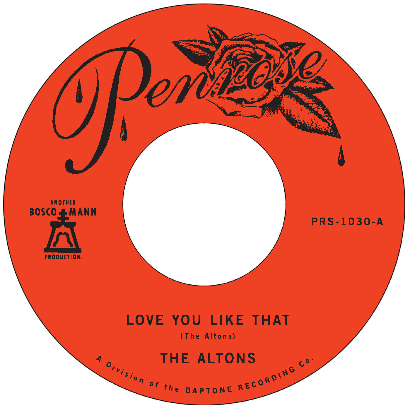The Altons | Love You Like That B/W I Try I Try | Vinyl