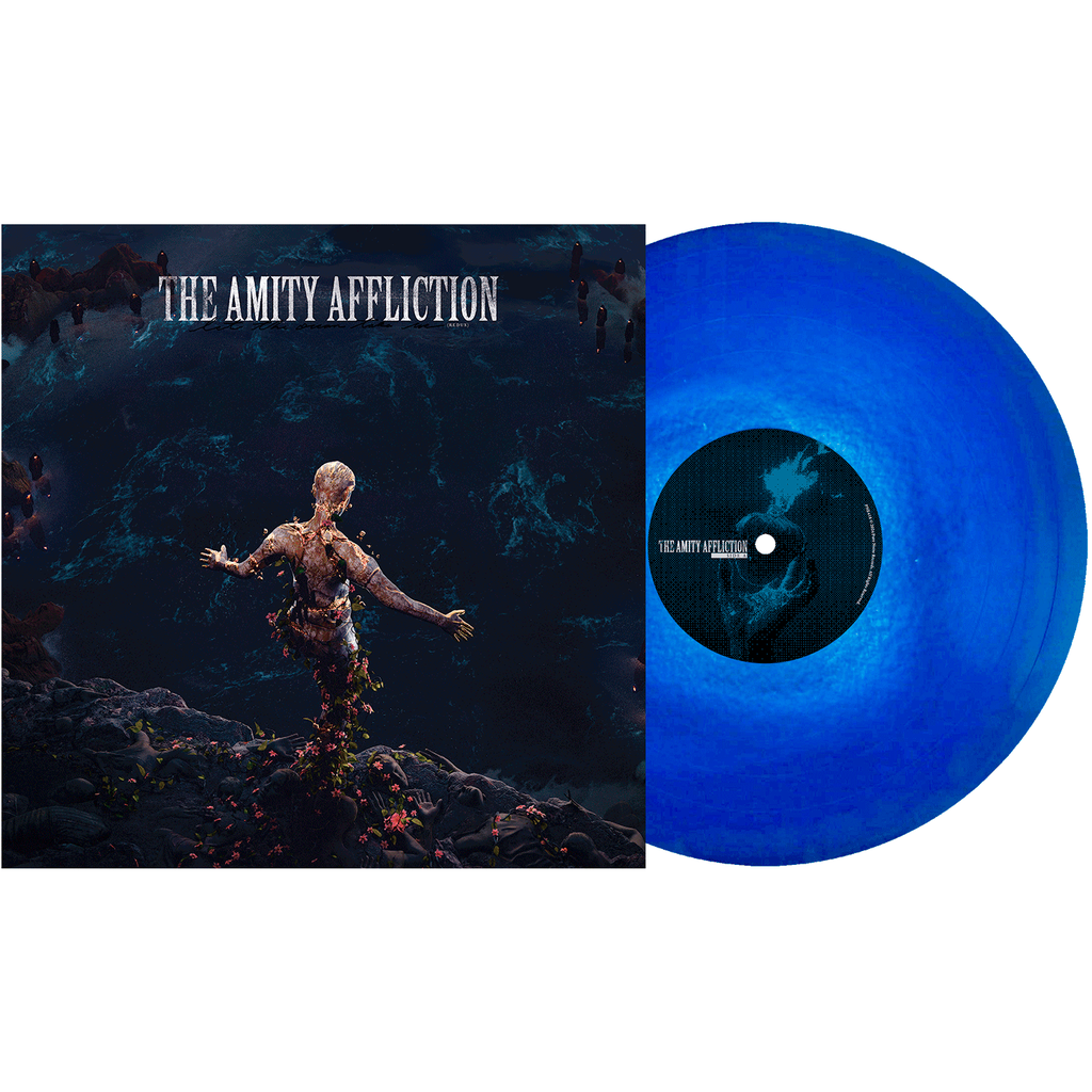 The Amity Affliction | Let The Ocean Take Me (Redux) (Indie Exclusive, White in Aqua Blue in Royal Blue Colored Vinyl) | Vinyl