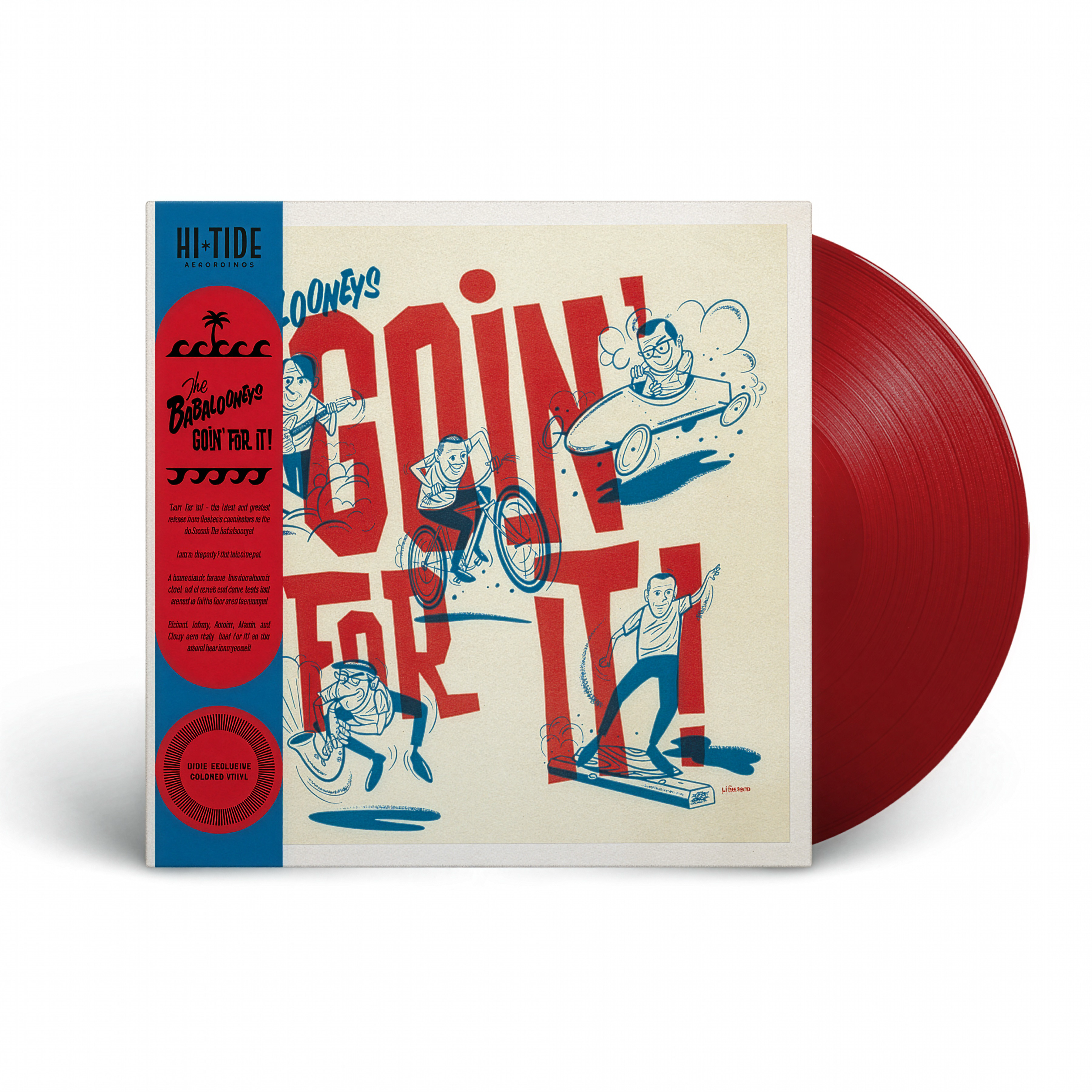 The Babalooneys | Goin' For It (Indie Exclusive With Obi Strip) [Candy Apple Red Colored Vinyl] | Vinyl