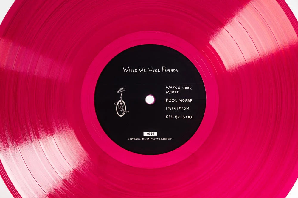 The Backseat Lovers - When We Were Friends (180 Gram Pink "Eco-Sonic" Injection Mold Pressing / Non-PVC) | Vinyl