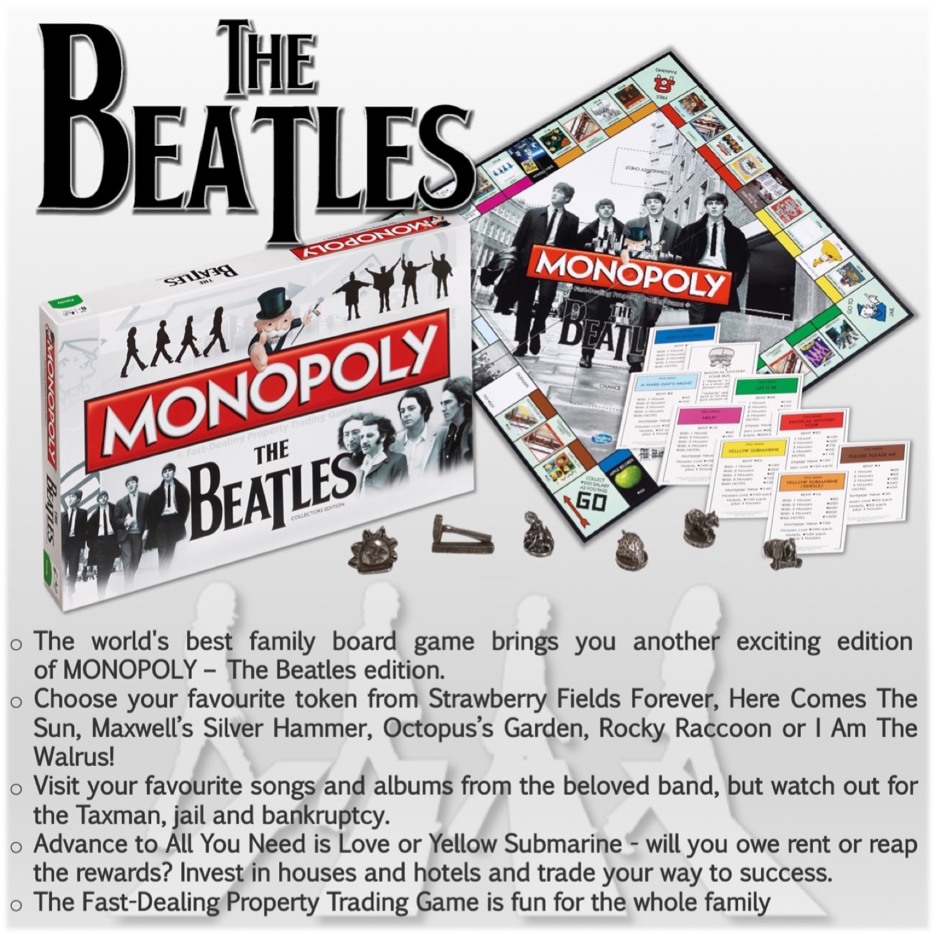 The Beatles | Beatles Monopoly | Board Games - 0