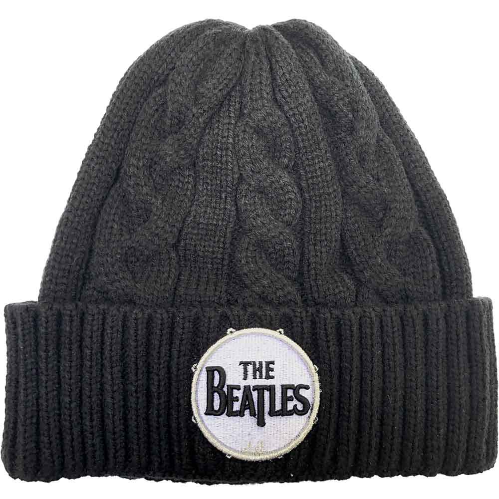 The Beatles - Drum Logo Beanie- Black | Hat Black