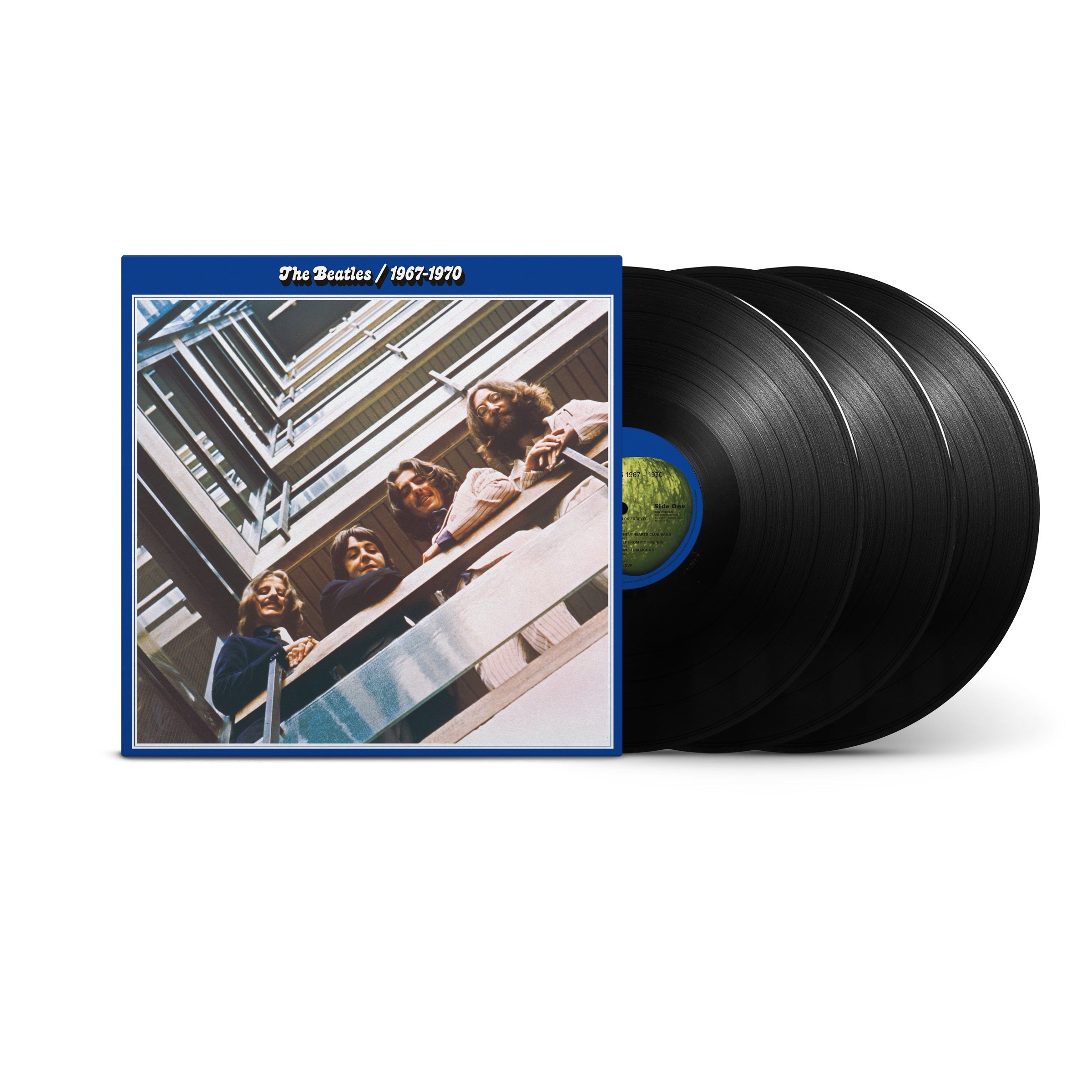 The Beatles - The Beatles 1967-1970 (The Blue Album) (Half Speed Mastered, 180 Gram Vinyl, Booklet, Gatefold LP Jacket) (3 Lp's) | Vinyl