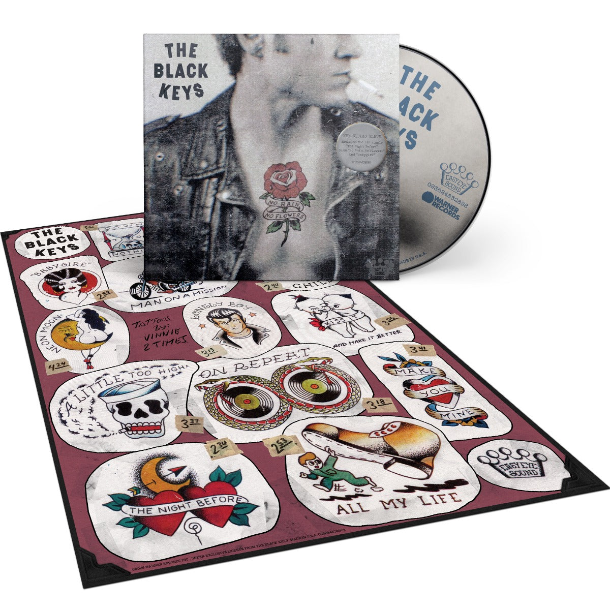 The Black Keys | No Rain, No Flowers (CD w/Poster) | CD