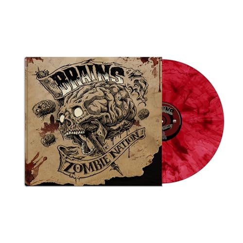 The Brains | Zombie Nation (Red Marble Vinyl) | Vinyl