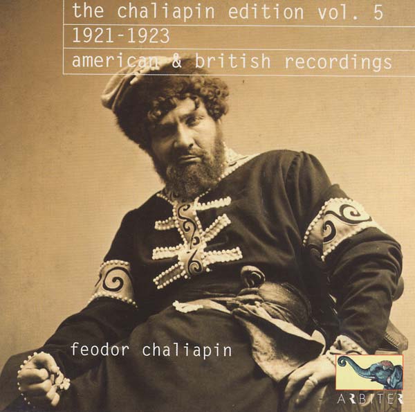 VA | The Chaliapin Edition, Vol. 5: 1921-1923 - American & British Recordings | CD