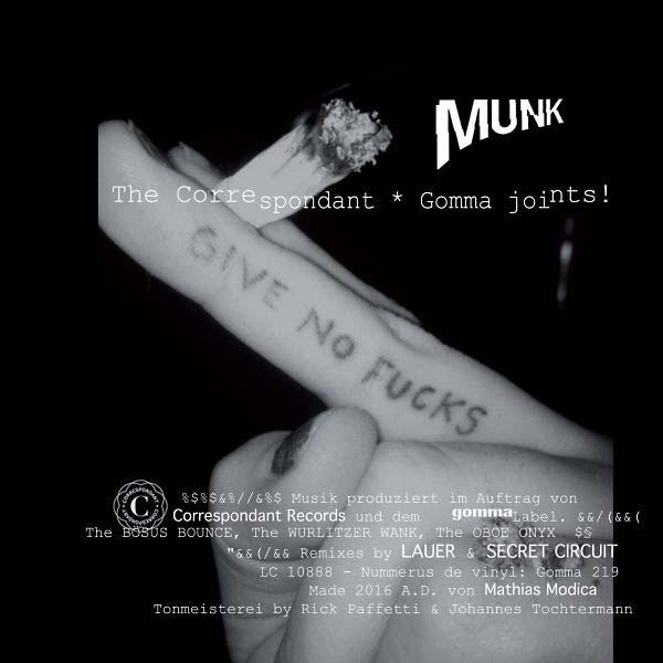 MUNK - The Correspondant Gomma Joints | Vinyl