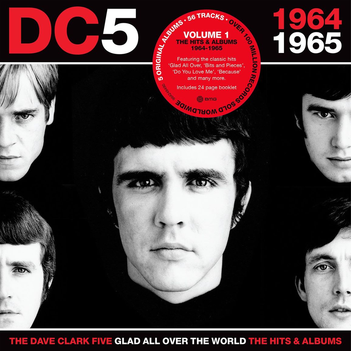 The Dave Clark Five - Glad All Over The World: The Hits & Albums (1964-1965) [Deluxe 5 Cd] | CD