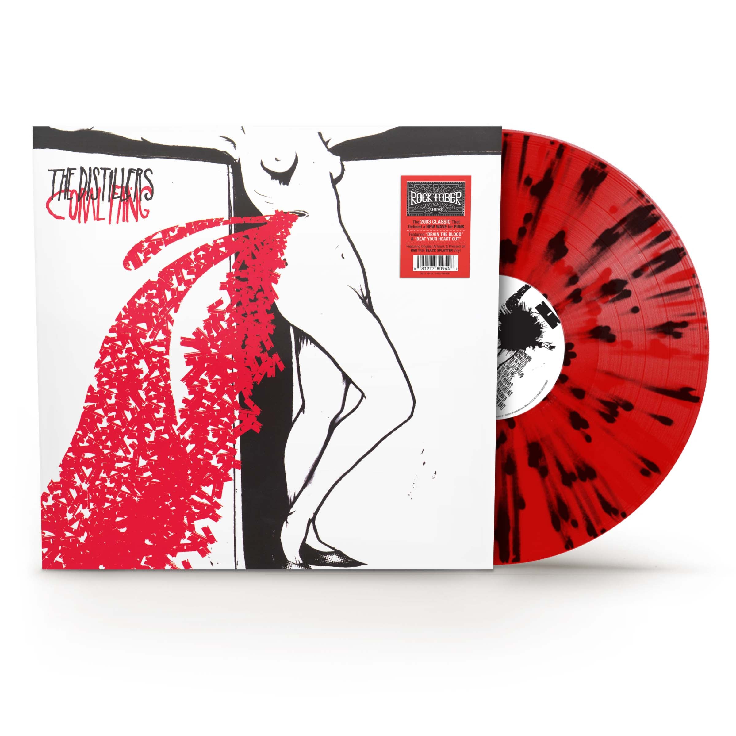 The Distillers | Coral Fang (RKTBR25)(1LP Red with Black Splatter Vinyl) | Vinyl