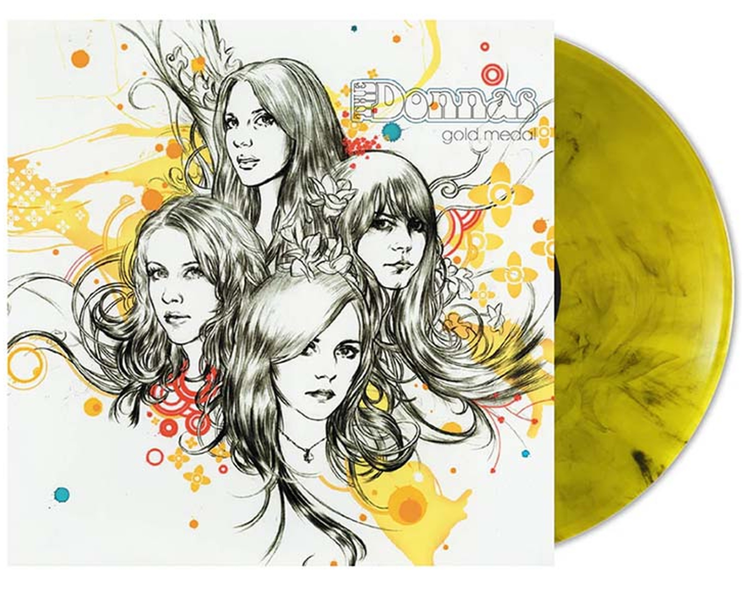 The Donnas - Gold Medal (Limited Edition, Gold Smoke Colored Vinyl, Gold, Poster) | Vinyl