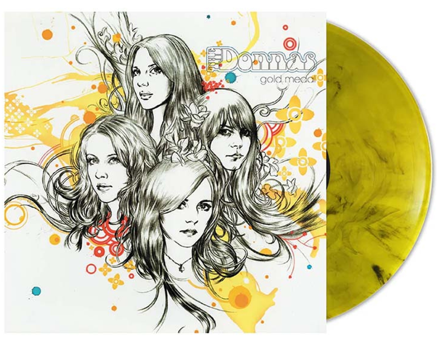 The Donnas | Gold Medal (Limited Edition, Gold Smoke Colored Vinyl, Gold, Poster) | Vinyl