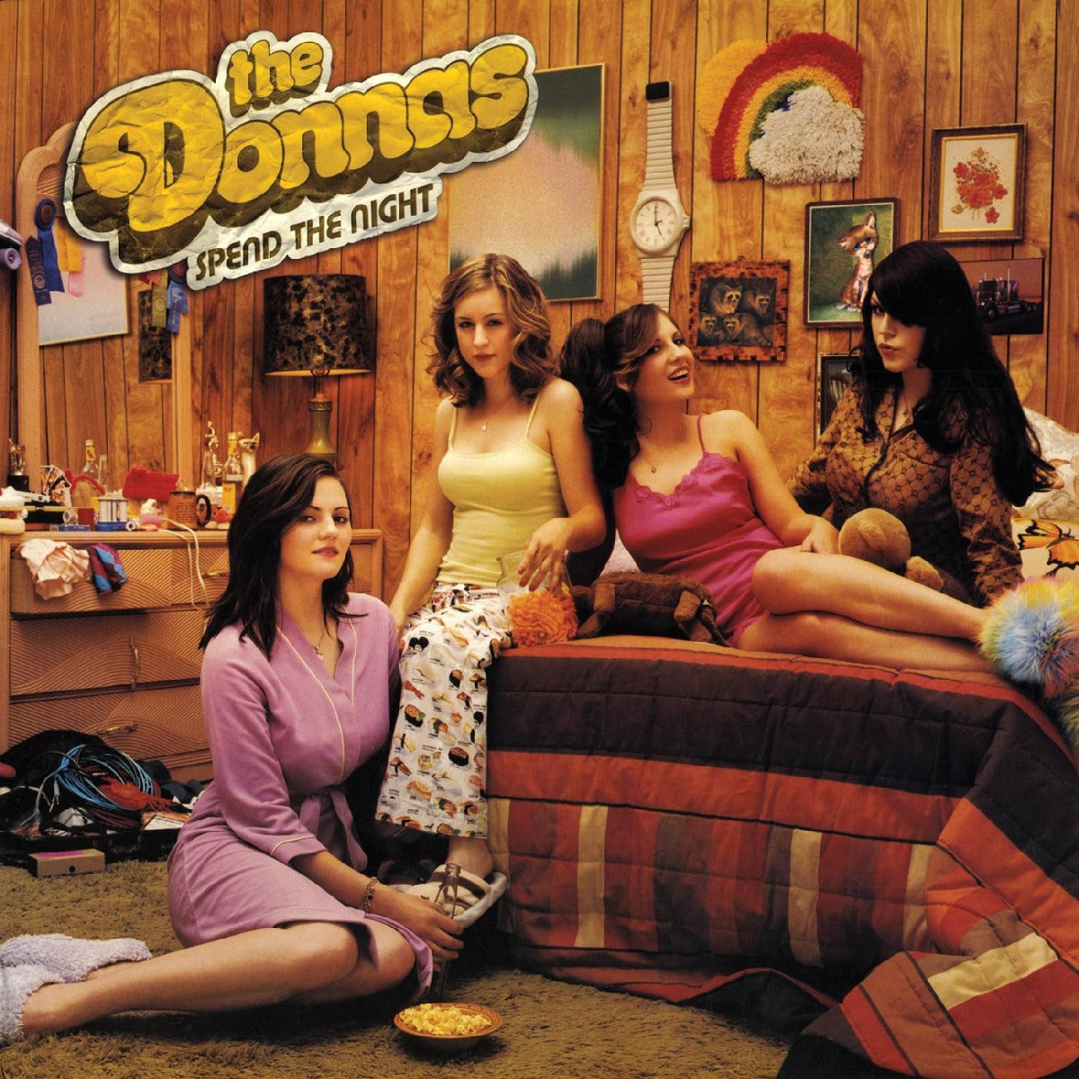 The Donnas | Spend The Night (Hot Pink Vinyl, Includes 2-Page Insert with Lyrics) | Vinyl
