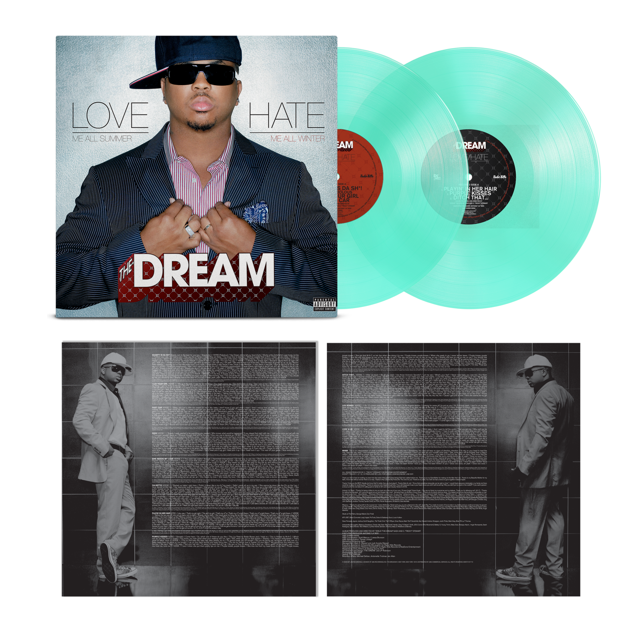 The-Dream - Love/Hate [Transparent Sea Glass] [2LP] | Vinyl