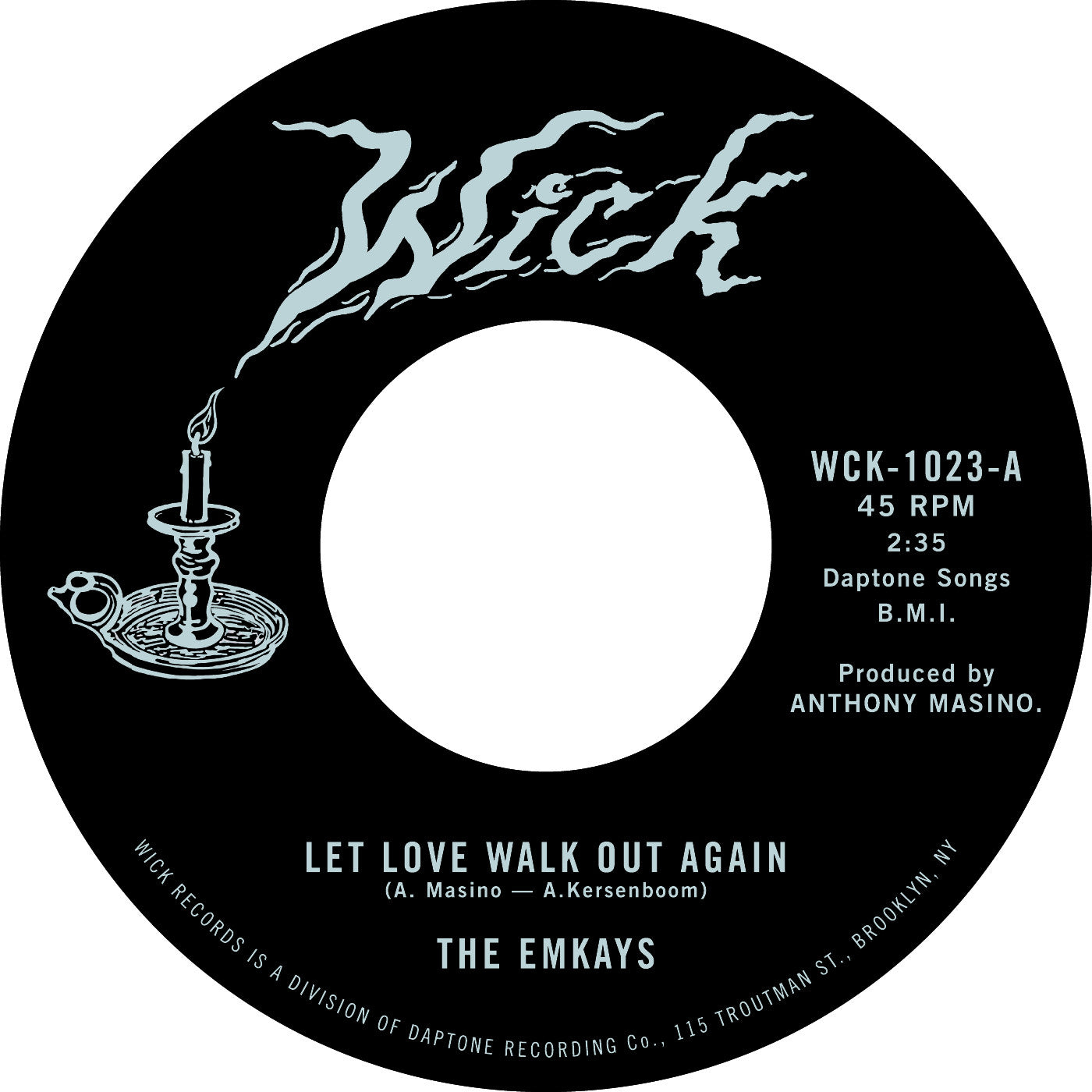 The Emkays | Let Love Walk Out Again B/W Through The Pines | Vinyl
