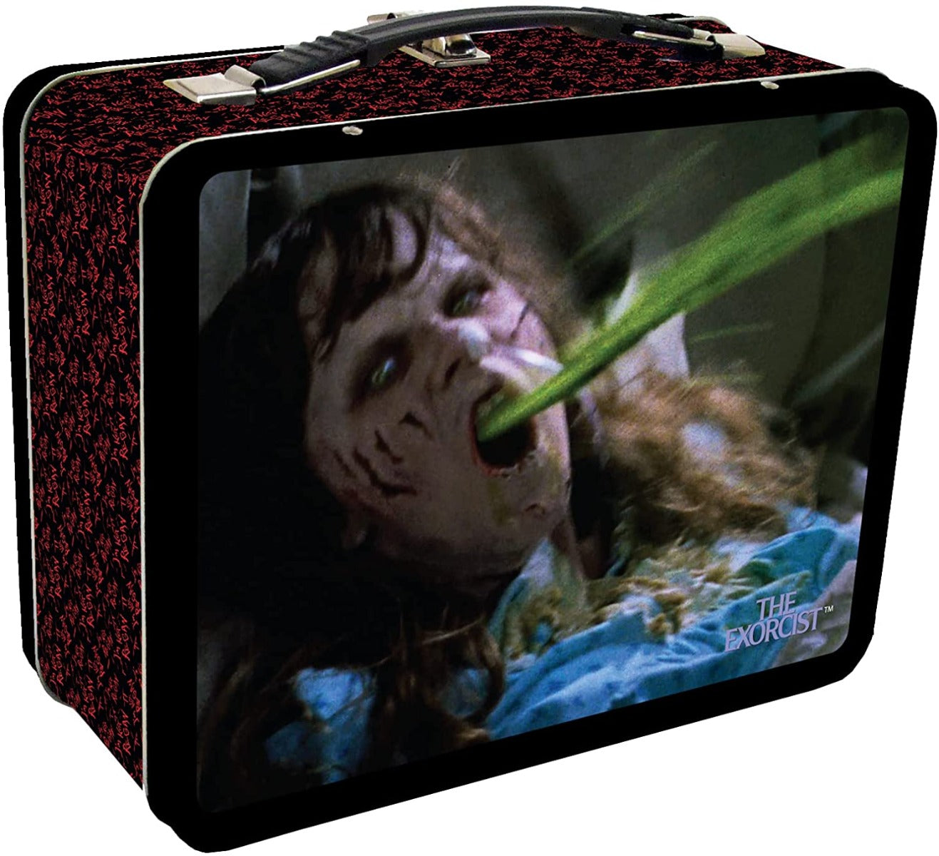 The Exorcist | Factory Entertainment The Exorcist Tin Tote, Red, Black | Lunchbox