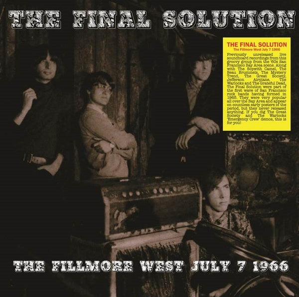 THE FINAL SOLUTION - The Fillmore West July 7 1966 | Vinyl