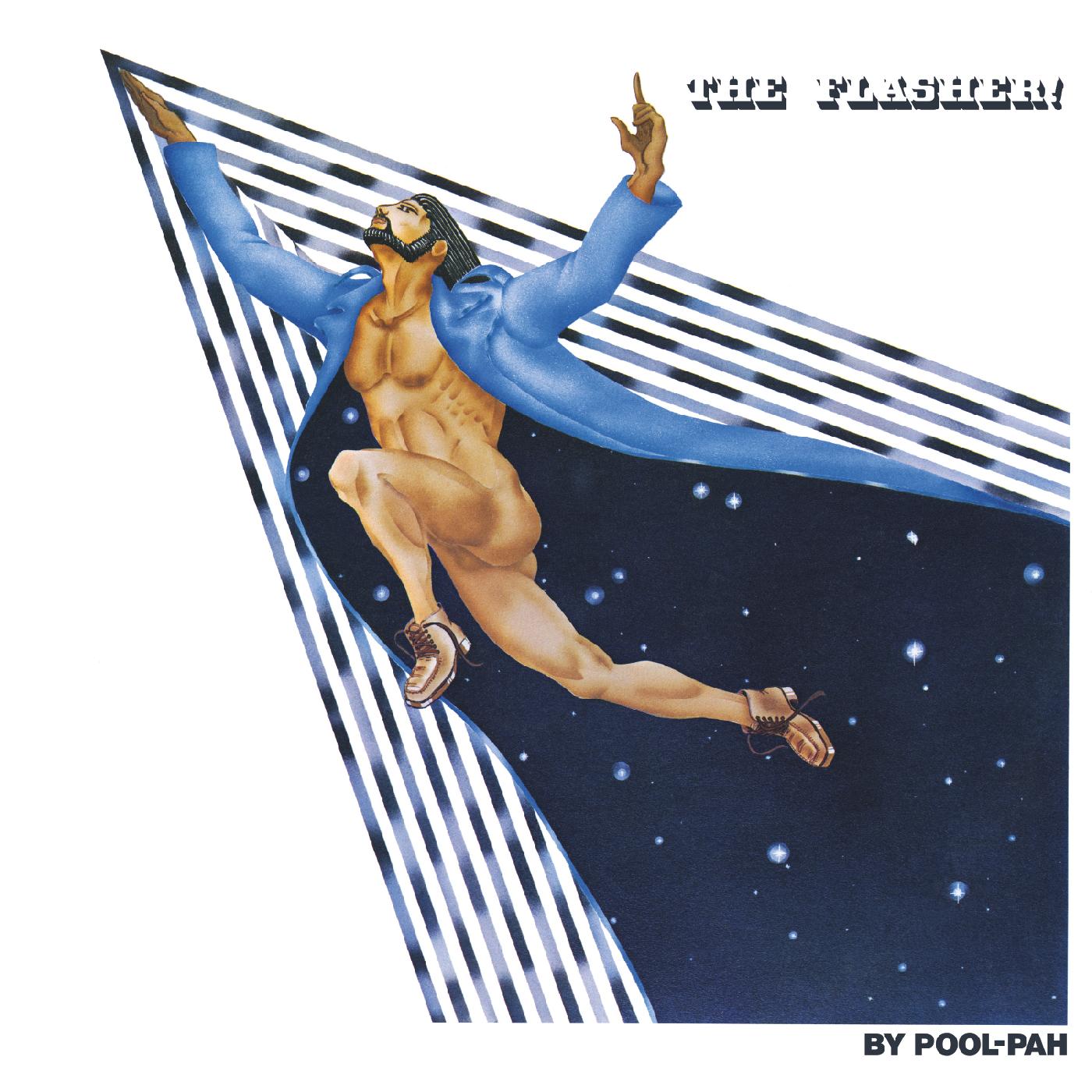 Pool-Pah | The Flasher (BLACK WITH WHITE SWIRL "NIGHT SKY" VINYL) | Vinyl
