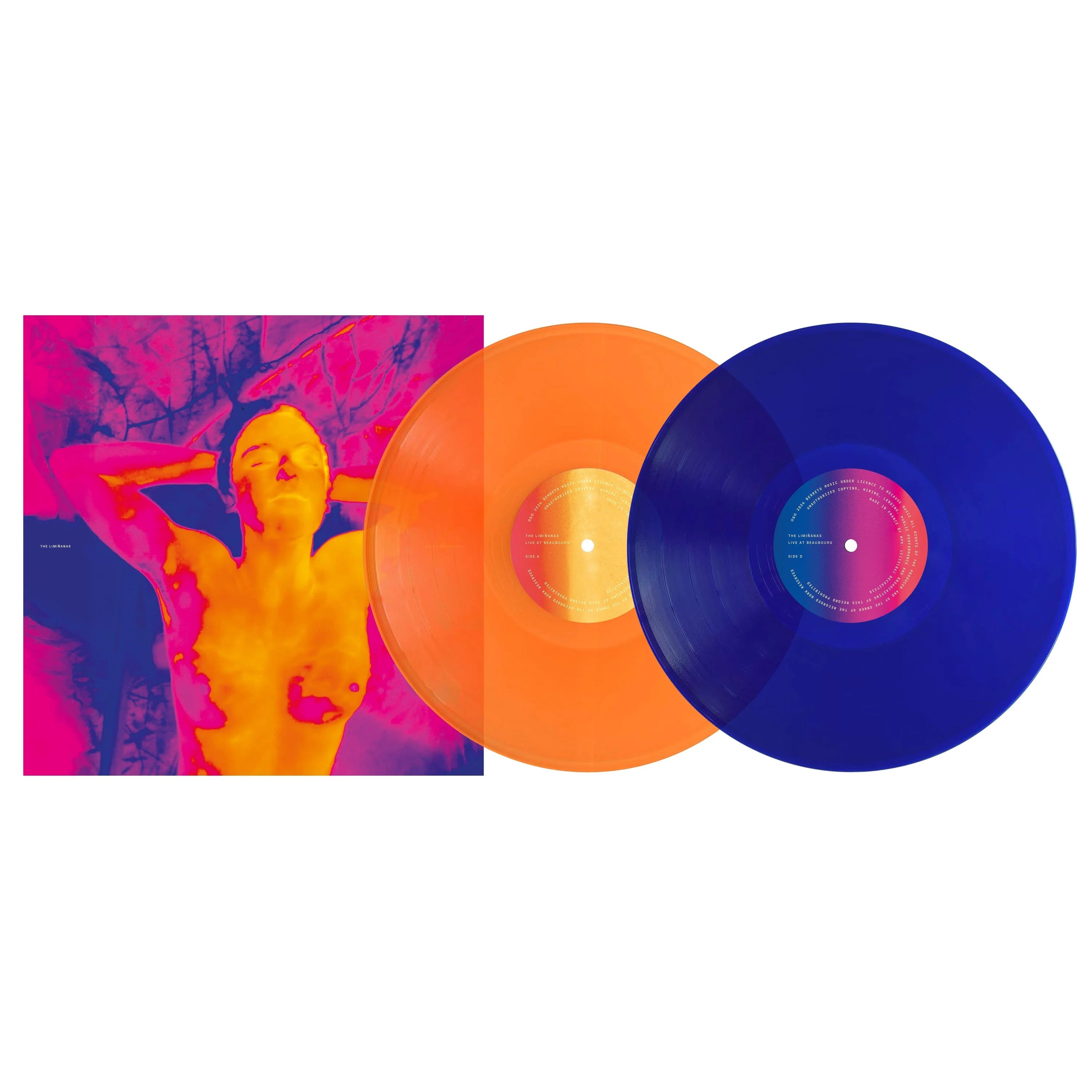 The Limiñanas - Live At Beaubourg [Clear Blue/Clear Orange] [2LP] | Vinyl