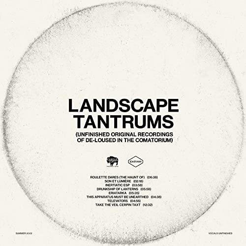 The Mars Volta - Landscape Tantrums - Unfinished Original Recordings Of De-Loused In The Comatorium (Black Vinyl) | Vinyl