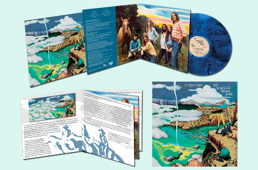 The Marshall Tucker Band | A New Life: 50th Anniversary Edition (Colored Vinyl, Blue Smoke, Anniversary Edition) | Vinyl