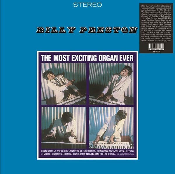 BILLY PRESTON - The Most Exciting Organ Ever | Vinyl