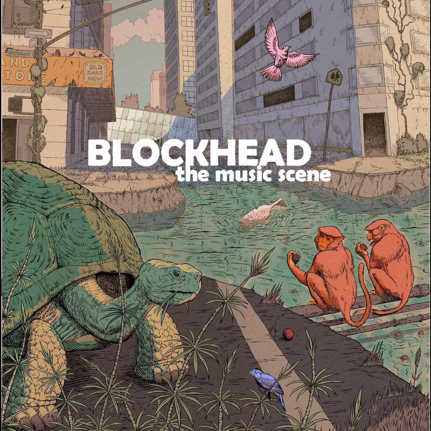 Blockhead | The Music Scene (OPAQUE TEAL VINYL) | Vinyl