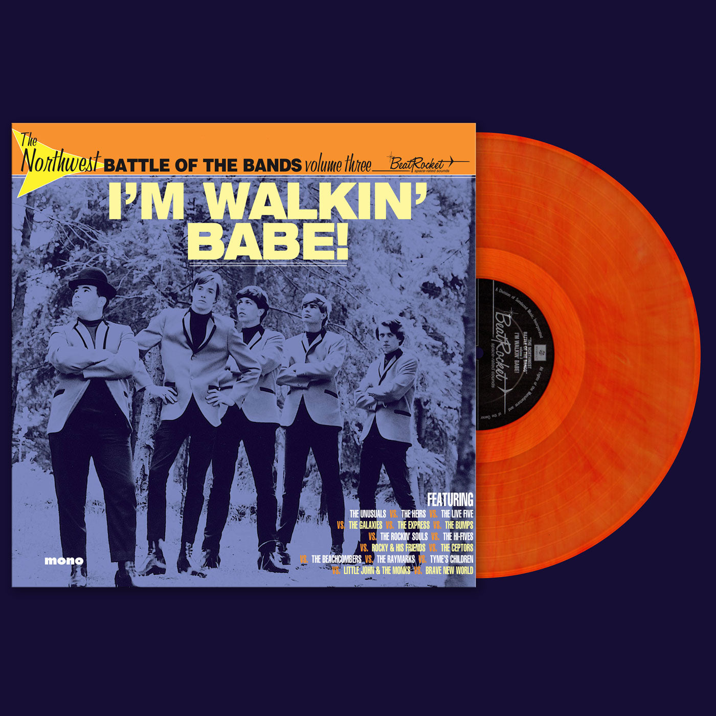 Various Artists | The Northwest Battle Of The Bands Vol. 3: I'm Walkin' Babe! (ORANGE VINYL) | Rock