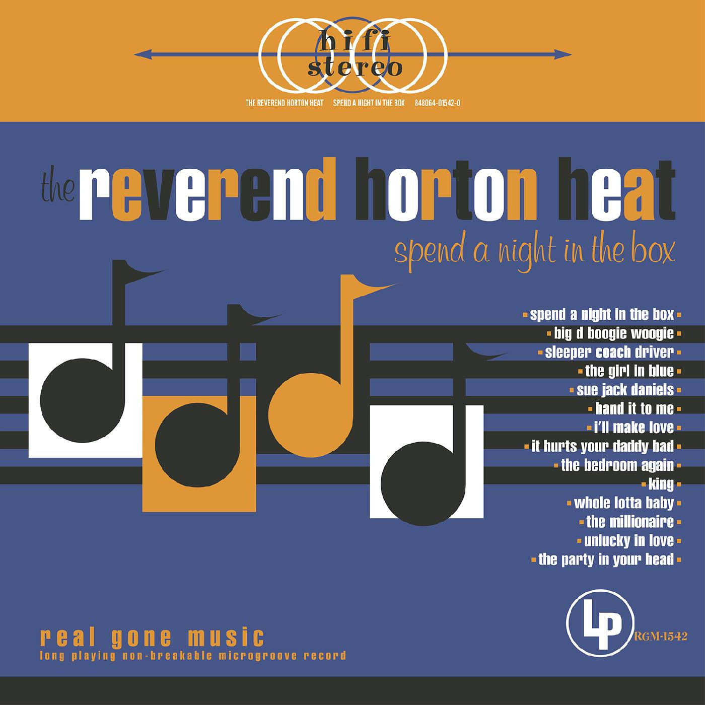 The Reverend Horton Heat | Spend a Night in the Box (GOLD VINYL) | Vinyl