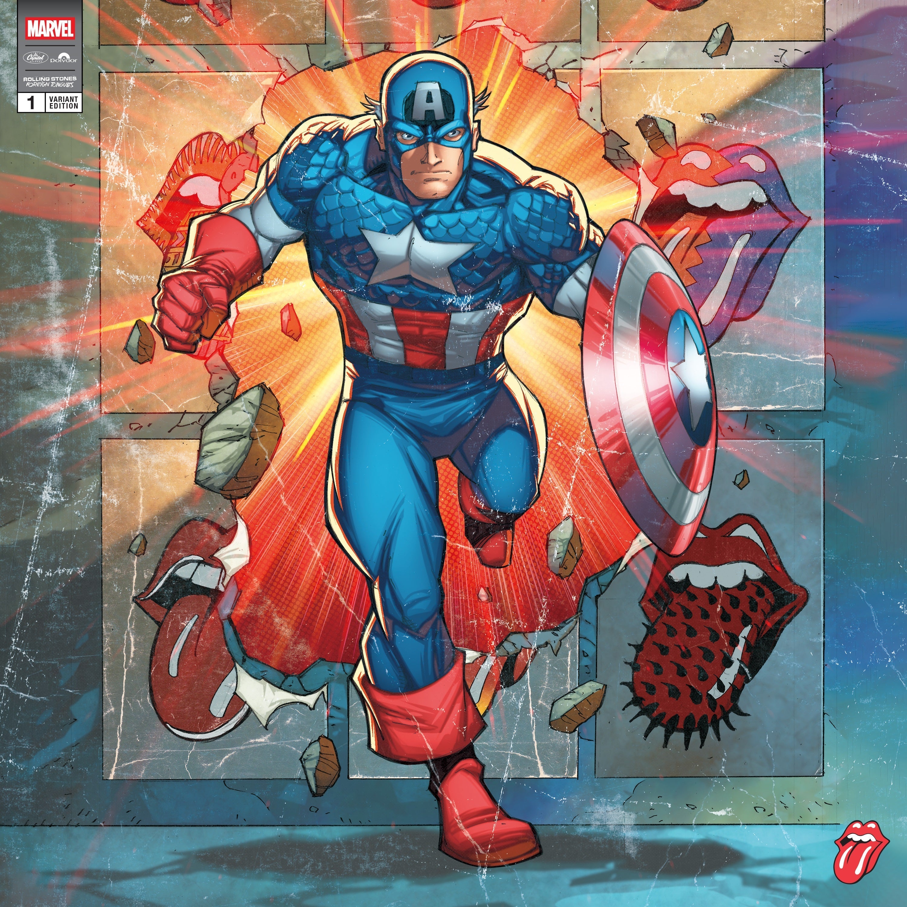 The Rolling Stones - Foreign Tongues (Marvel Collector'S Series) [Captain America] [2LP] | Vinyl