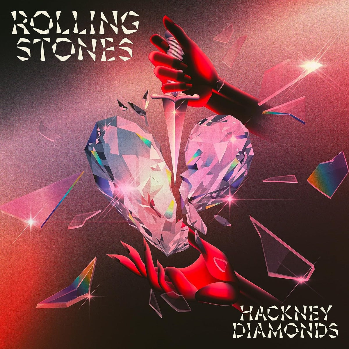 The Rolling Stones | Hackney Diamonds (1 Year Anniversary) (Limited Edition, Clear W/ Blue Splatter Colored Vinyl, 180 Gram Vinyl, Booklet) (2 Lp's) | Vinyl