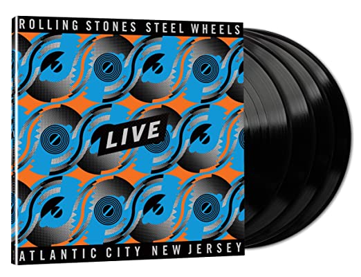 The Rolling Stones - Steel Wheels Live: Atlantic City New Jersey (Black 180 Gram Vinyl) [Import] (4 Lp's) | Vinyl