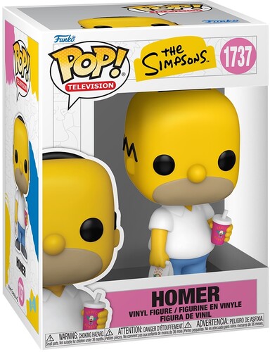 The Simpsons - Funko POP! Television: Simpsons - Homer (Vinyl Figure, Collectible) | Action Figure