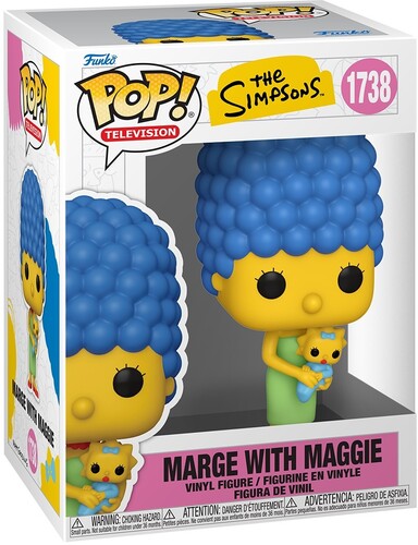 The Simpsons | Funko POP! Television: Simpsons - Marge With Maggie (Vinyl Figure, Collectible) | Action Figure