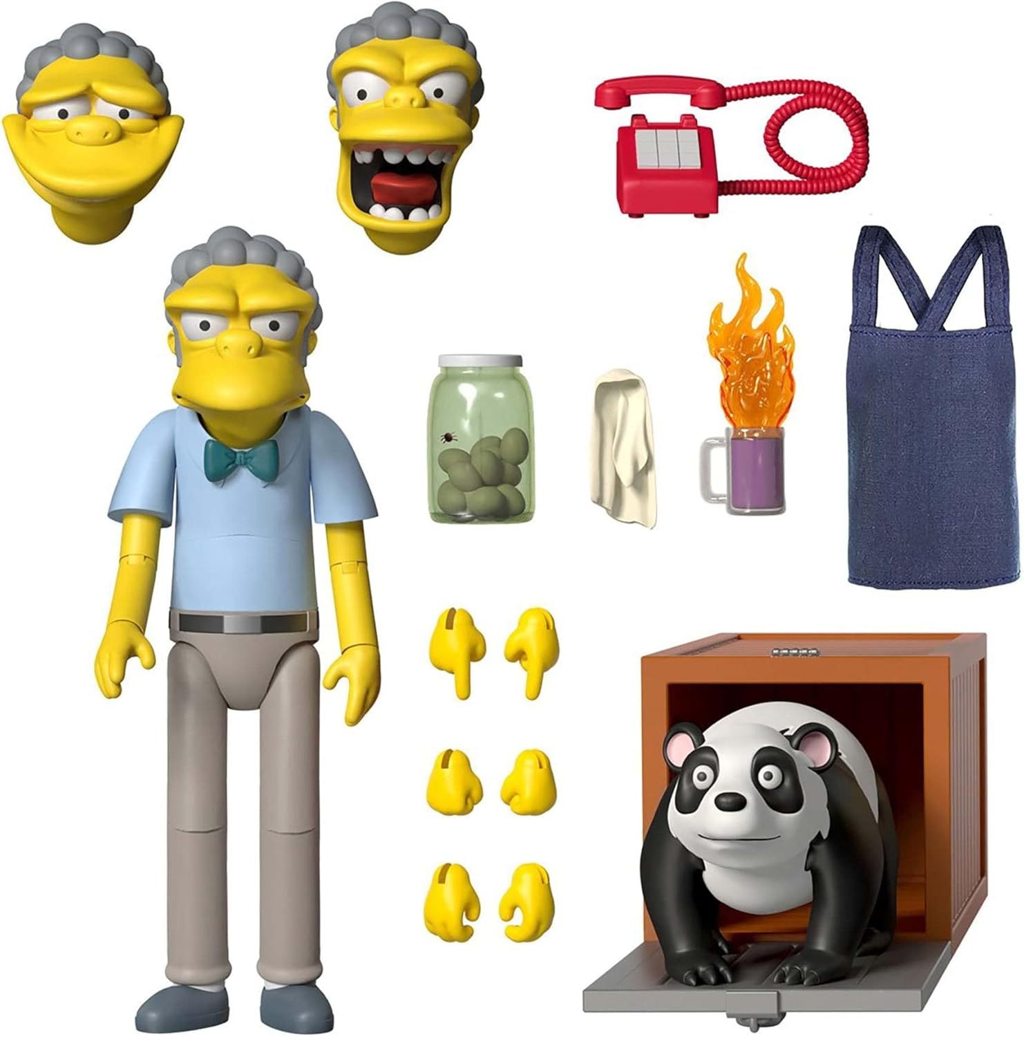 The Simpsons | The Simpsons Ultimates Moe 7-Inch Action Figure | Action Figure